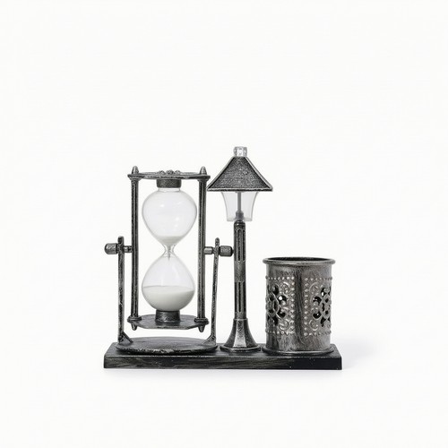 Stiftehalter mit sanduhr - stiftehalter,