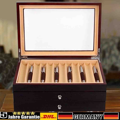 Holz stiftebox für füller - 34,